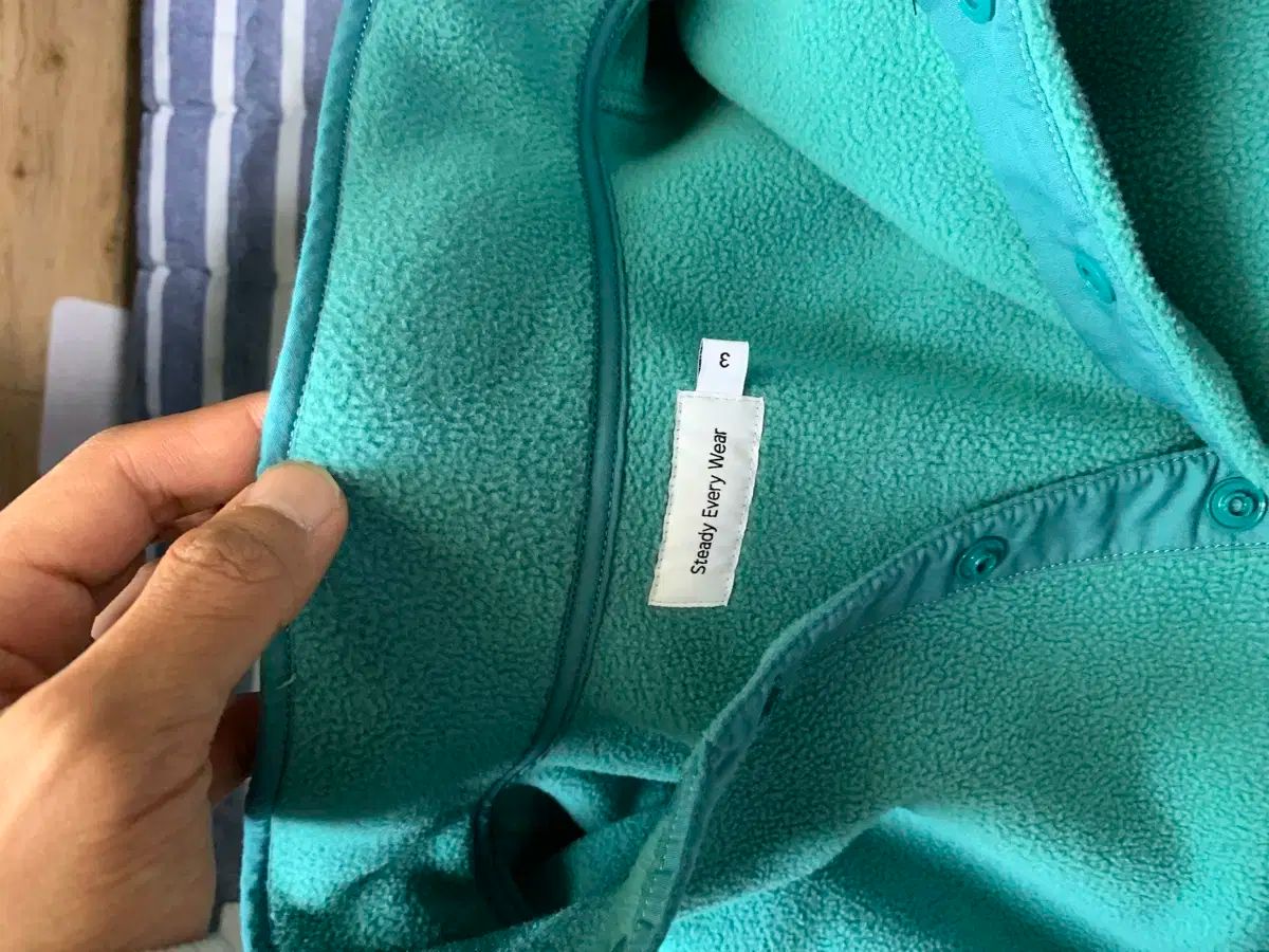 Steady Every Wear フリース プルオーバー ターコイズ 3