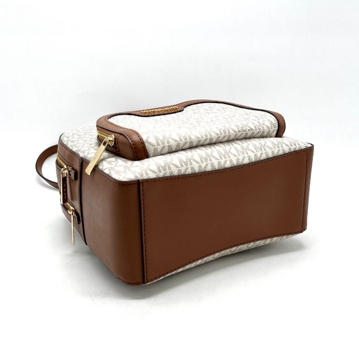 美品MICHAEL KORS マイケルコース リュック ブラウン ロゴ押し