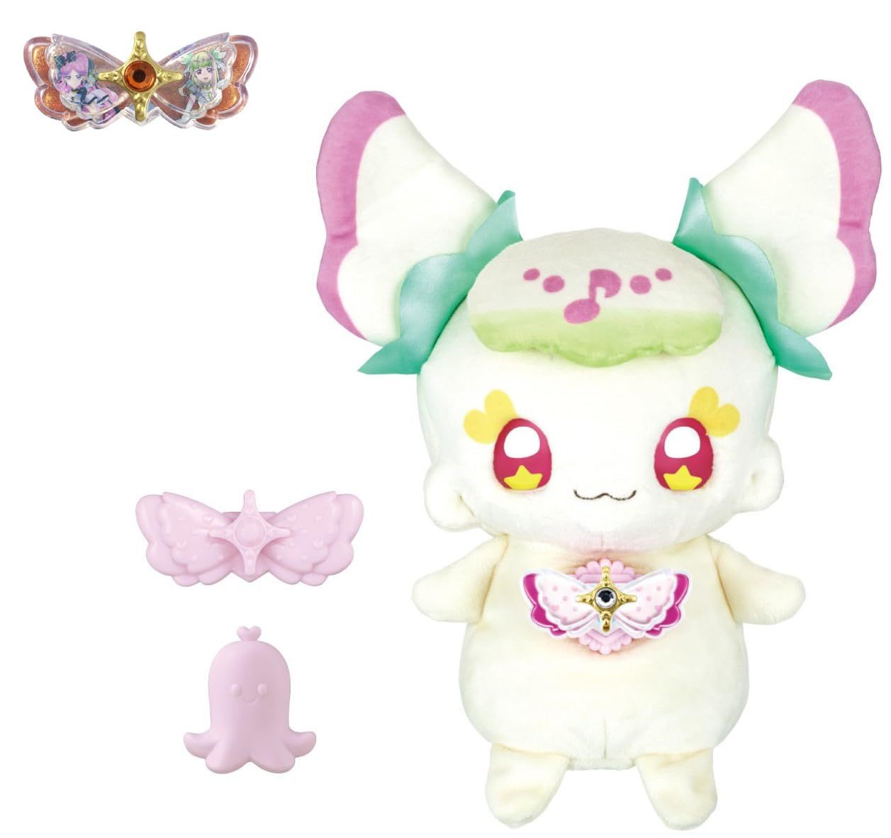 バンダイ BANDAI キミとアイドルプリキュア まねっこアイドル おめめぱちぱちプリルン 特典 プリキュアキラルンリボン キュアズキューン& 特典付 おめめぱちぱちプリルン プリキュアキラルンリボン キュアズキューン-キュアキッスver.付属