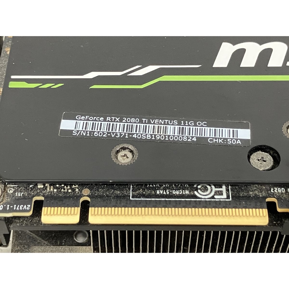 msi GeForce RTX 2080Ti VENTUS 11G OC グラフィックボード グラボ PC