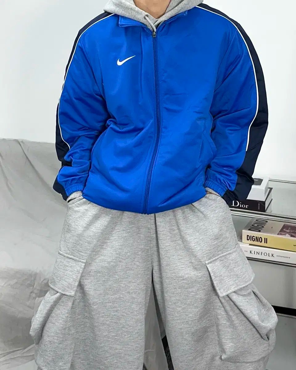 ナイキ ブルー サイズライン ジャージ L