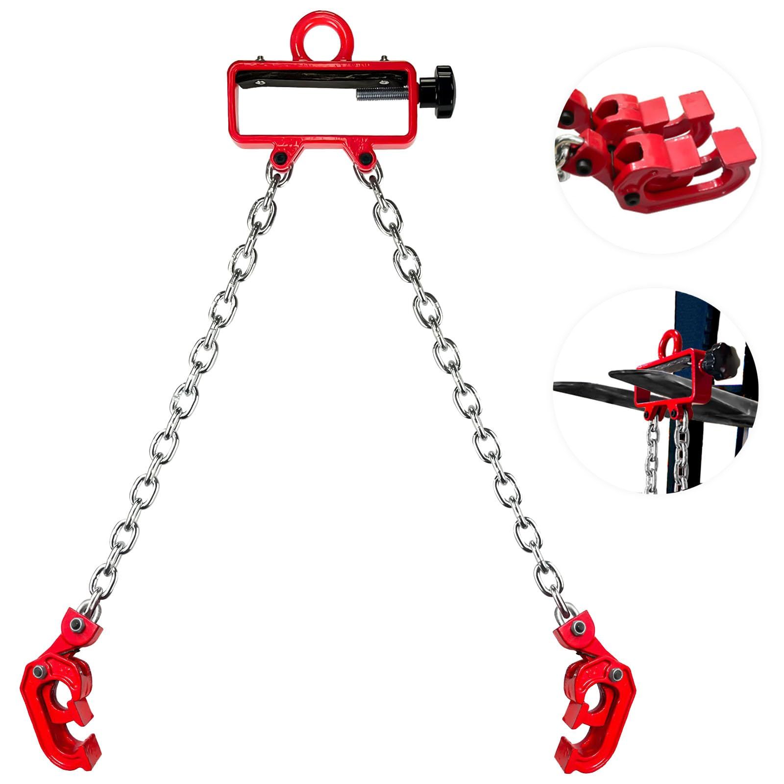 ドラム缶 吊り具 ドラム缶リフター 1000kg 1t ドラムリフター スリングチェーン フォークリフトタイプ ドラム缶リフター