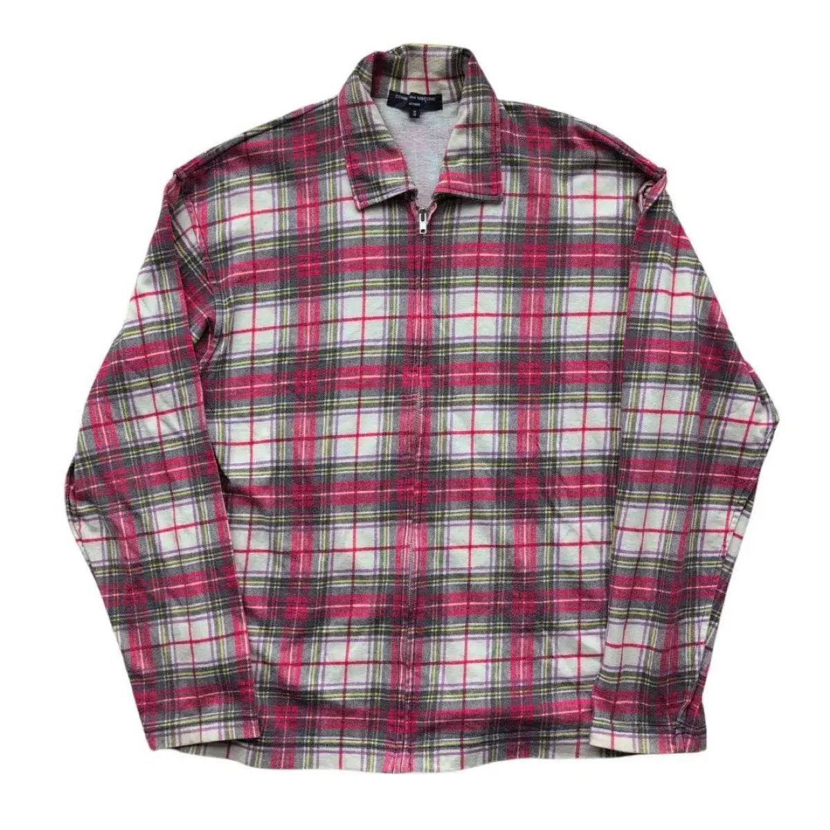 S コム デ ギャルソン オム オンブレ ジップアップ シャツ