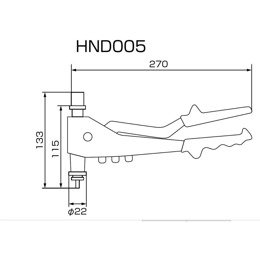 ロブテックス エビ ハンドナッターツールキッド HND105