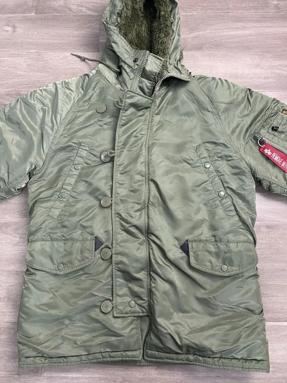 アルファ インダストリー N-3B ヘビー パーカ