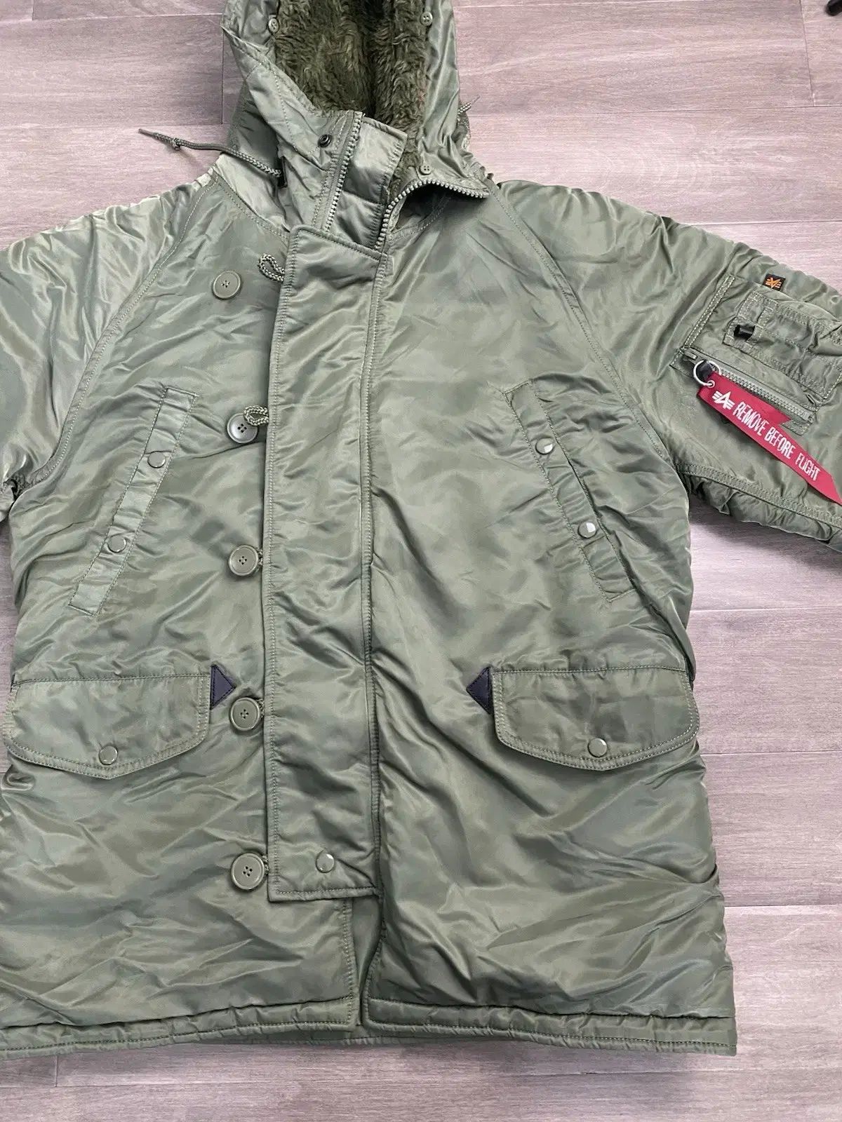 アルファ インダストリー N-3B ヘビー パーカ