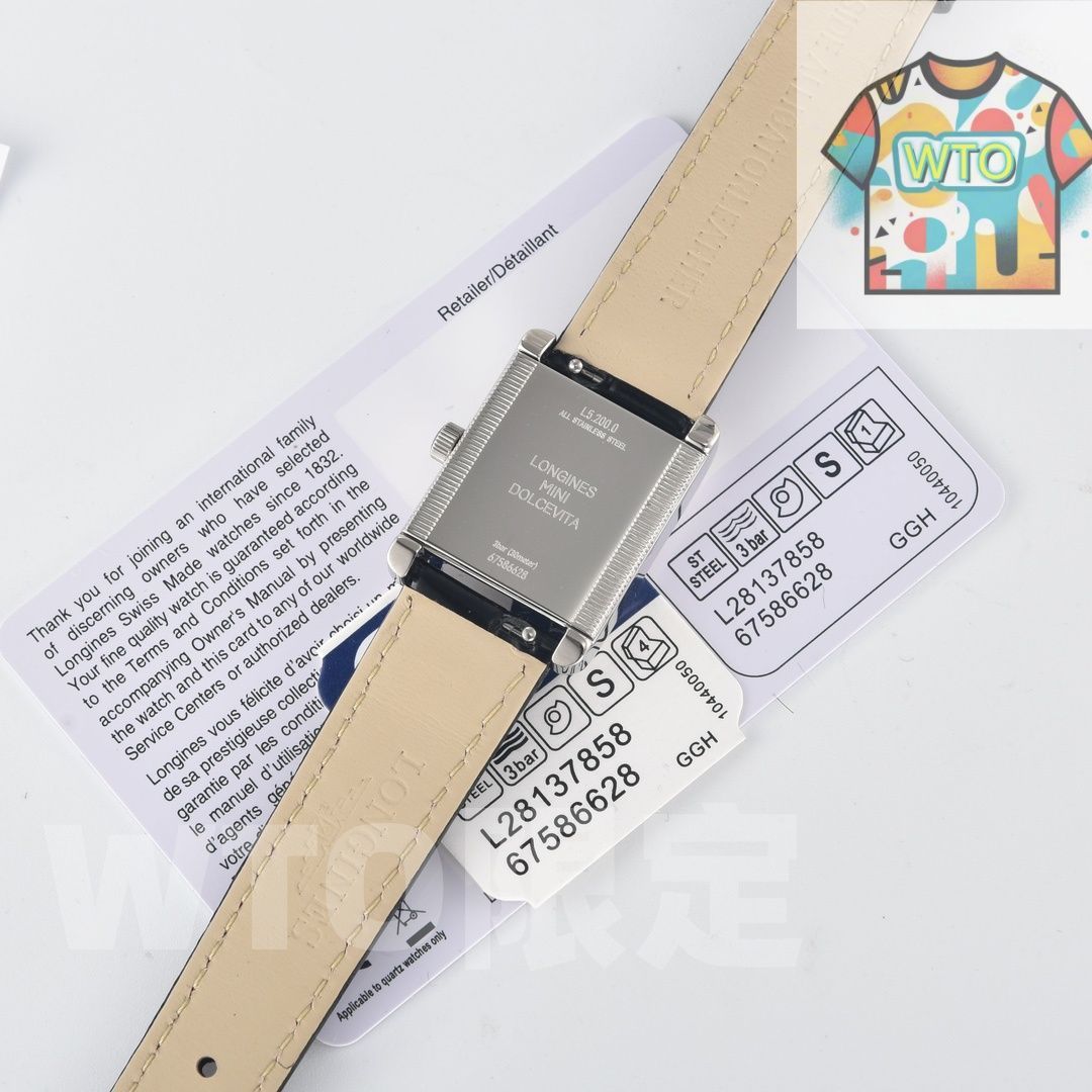  WTO通販 Longines ロンジン デコヴィーナ ミニスクエアシリーズ 輸入 ムーブメント搭載-WTO輸入-WEX 47 腕時計(デジタル) 時計