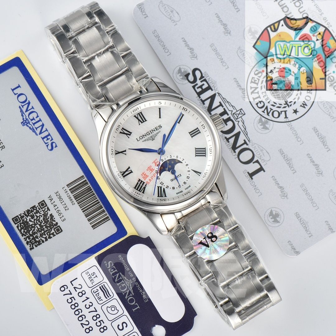 今日 Longines ロンジン マスター 月相シリーズ 高貴で優雅