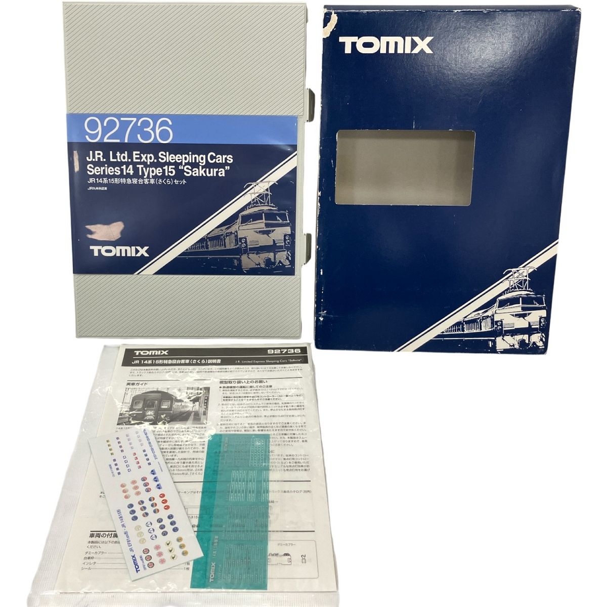 TOMIX 92736 JR 14系15形 特急寝台客車 さくら 6両セット Nゲージ 鉄道模型