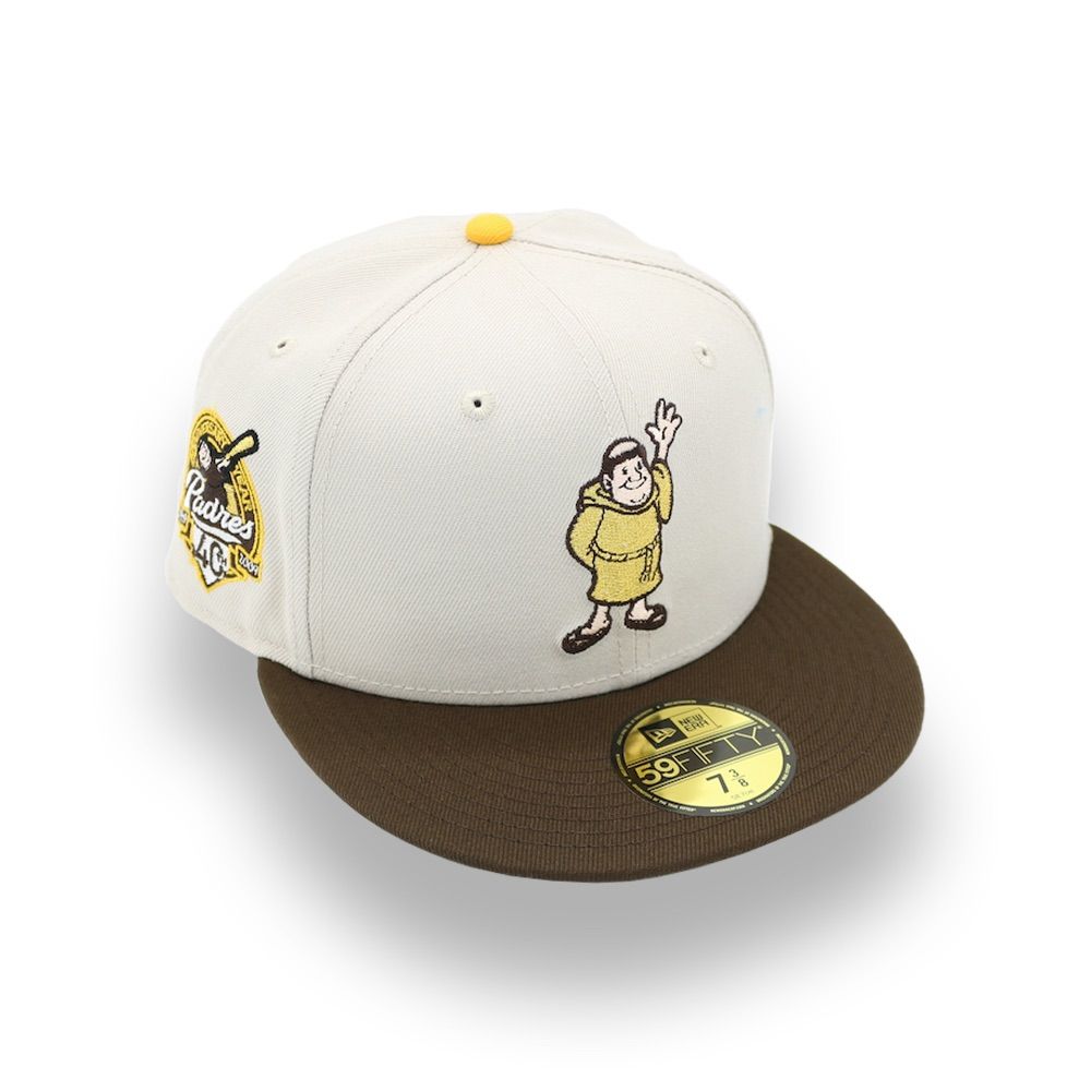 日本未発売 ニューエラ サンディエゴ パドレス スウィンギング フライヤー キャップ NEW ERA SAN DIEGO PADRES MASCOT SWINGING FRIAR 40TH ANNIV SIDE PATCH 59FIFTY