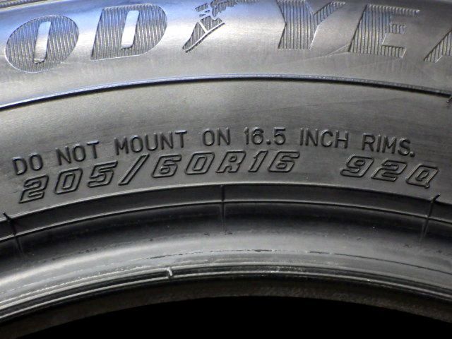  SR 143 2021 23年製造 約8部山 Good YEAR ICE NAVI 8 205 60 R 16 4本 12インチ以下 スタッドレス