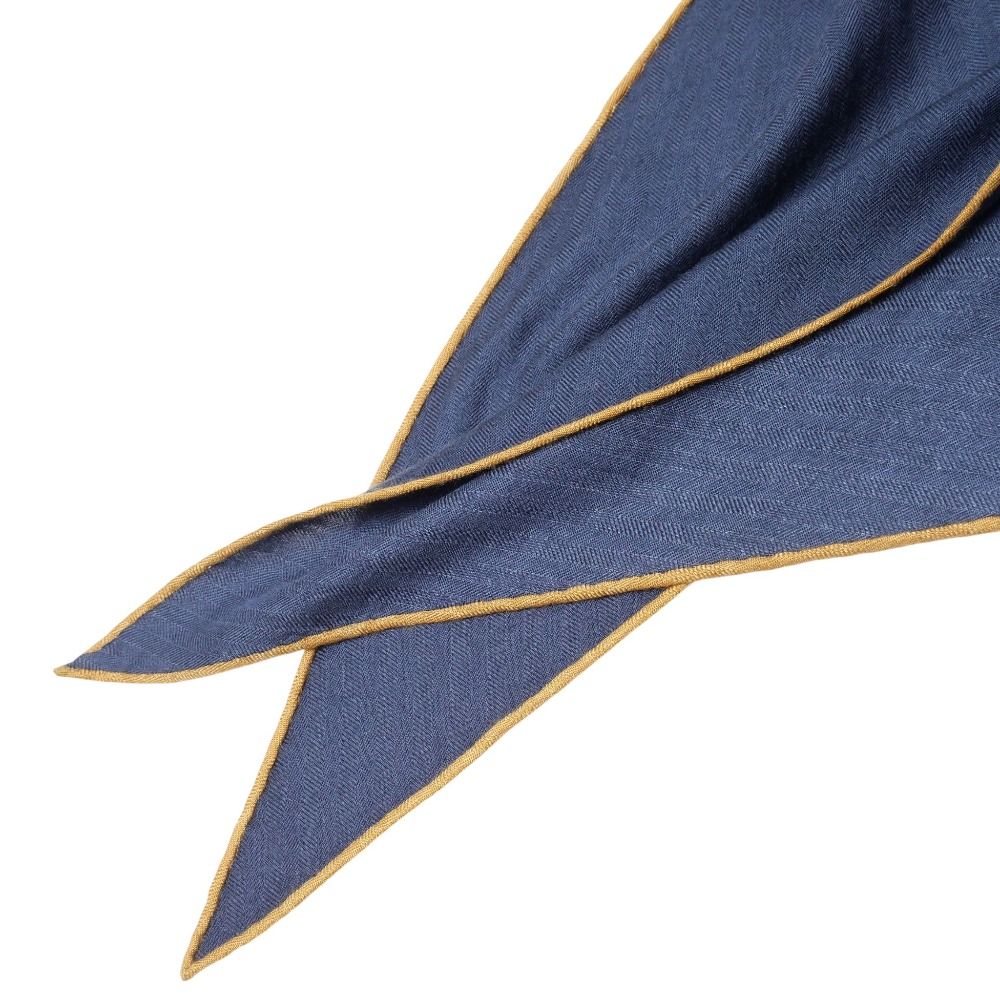  HERMES エルメス マフラー ロサンジュ ひし形 カシミヤ混 ストール ショール ブランド古着 RA 6520 マフラー 小物