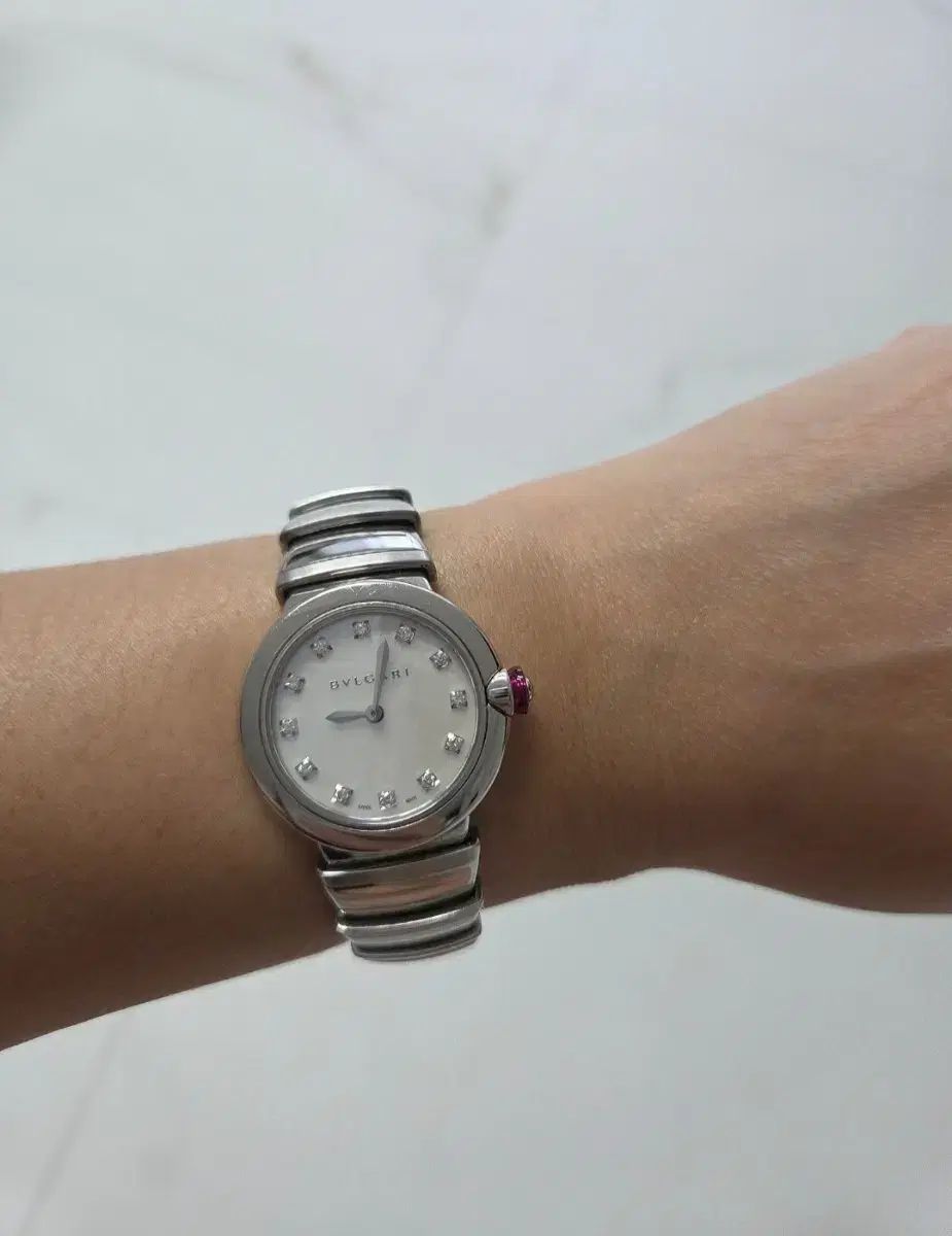  ブルガリ ルーチアテンポイント 時計 28 mm 腕時計(クォーツ) 腕時計(アナログ)