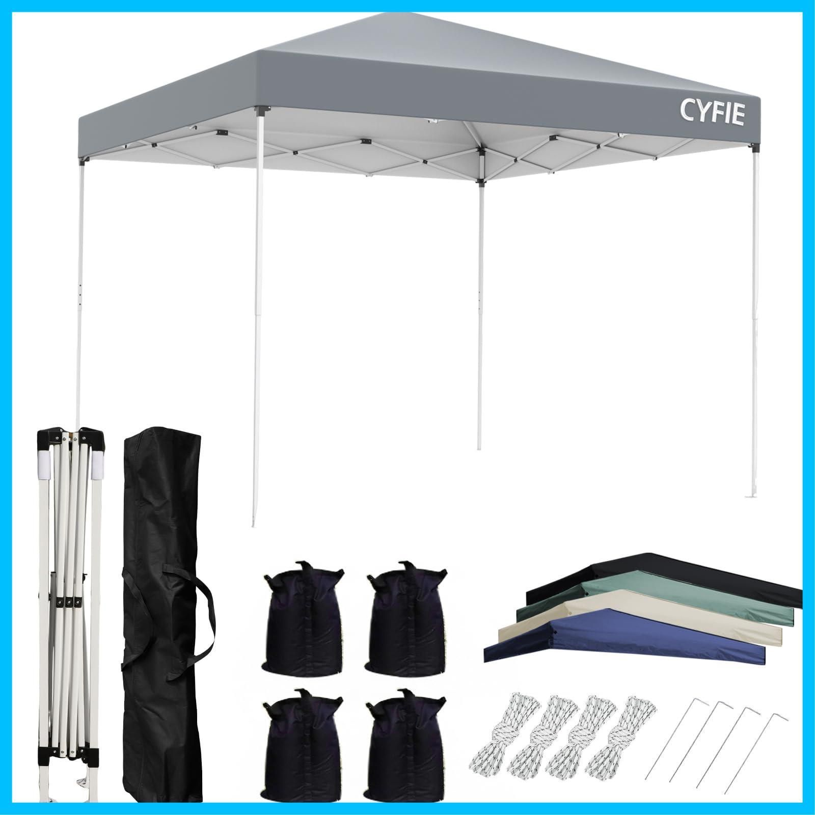 ワンタッチタープテント 組立て簡単 風に強い 持ち運び便利 スチールフレーム 高耐水加工 防災砂袋 ペグ ロープ 収納ケース付 uvカットコーティング アウトドア 高さ3段階調節 キャンプ ワンタッチテント 運動会 3mx3m 祭り用 タープテン