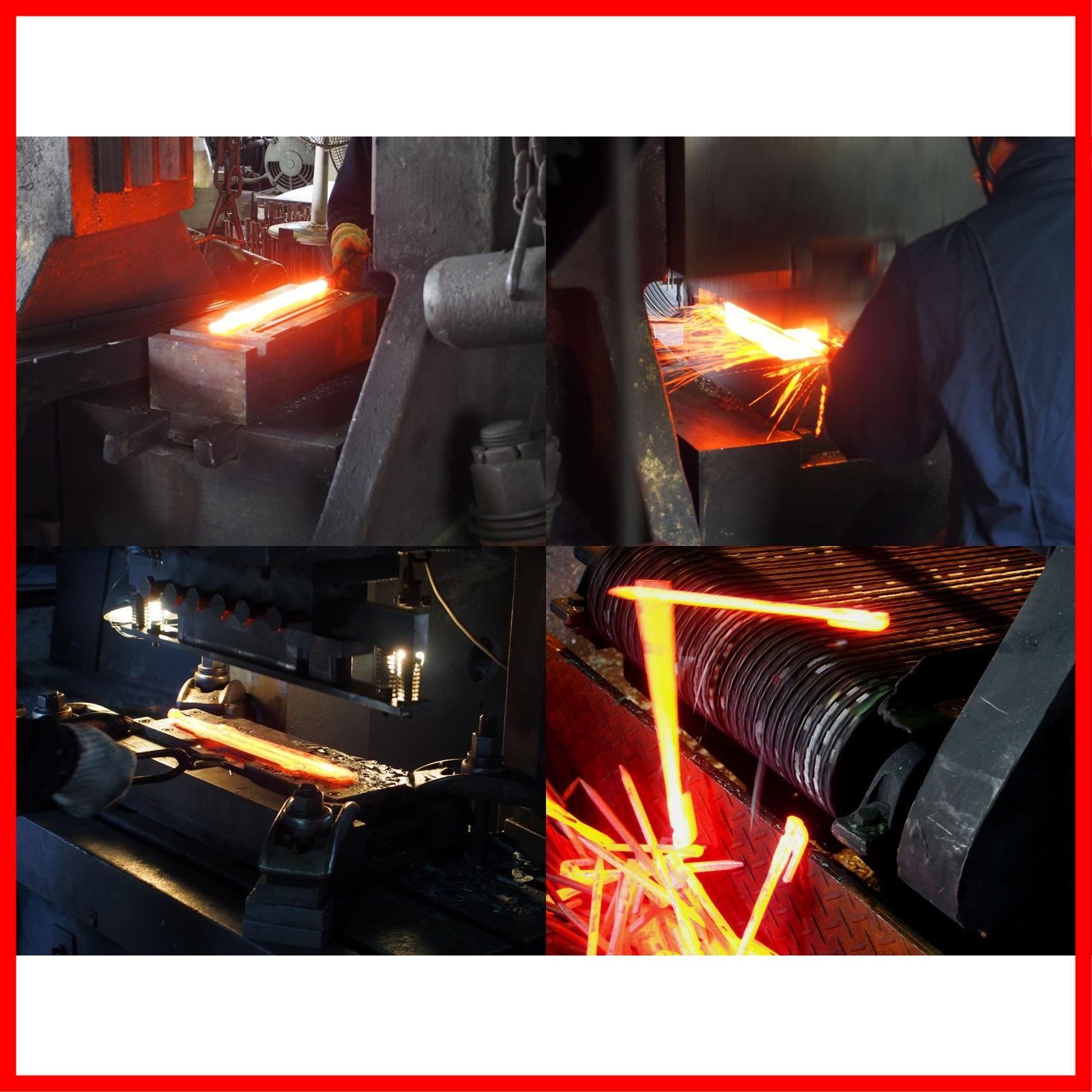 特価商品】レッド粉体塗装 8本セット 28cm MK-280RD エリッゼステーク