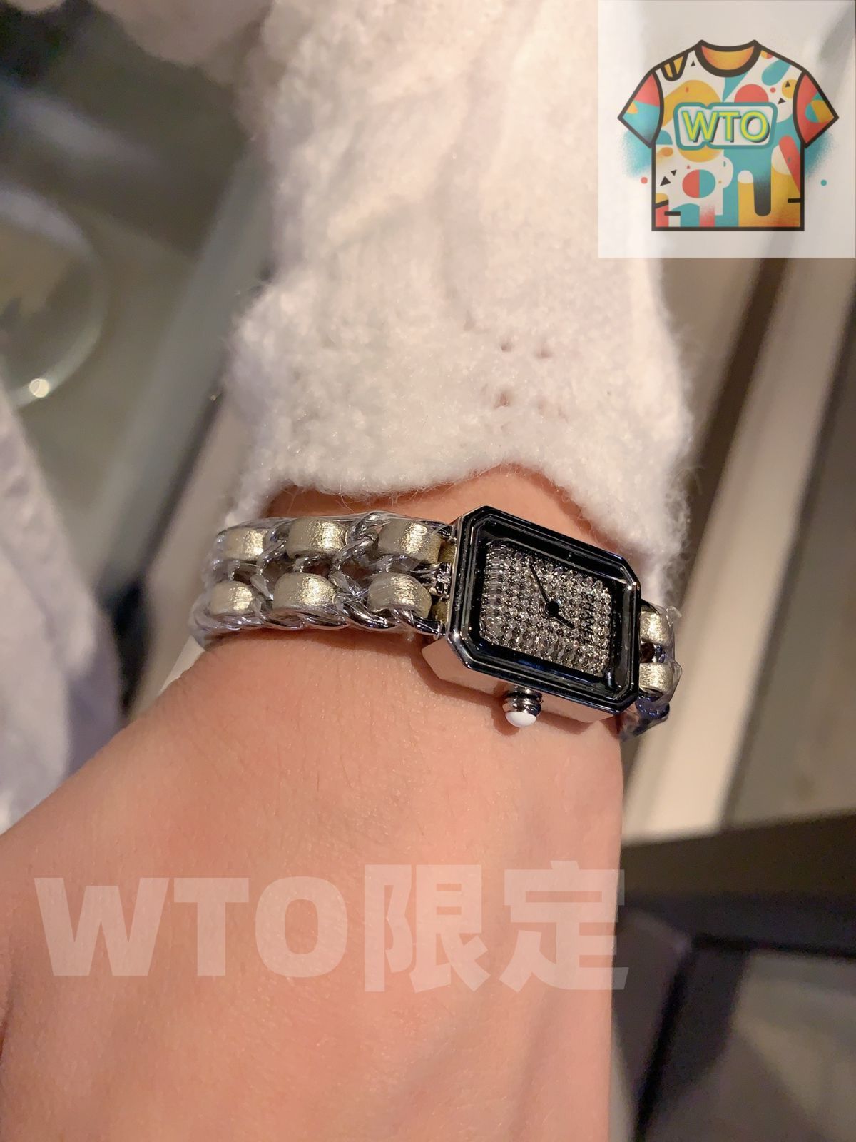  WTO通販 Chanel シャネル プレミエール シャーヌ 腕時計 ダイヤモンドで満たされた文字盤-WTO輸入-BMC 25 腕時計(デジタル) 時計