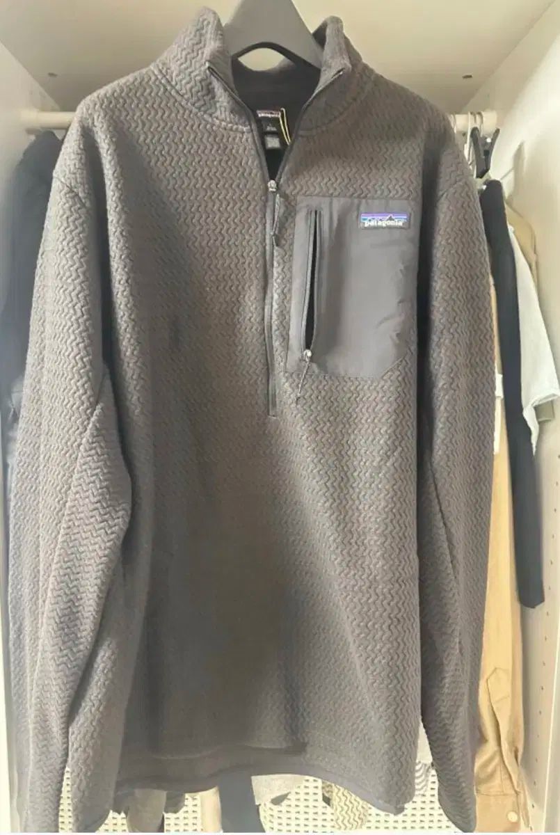 パタゴニア R1 エア ハーフジップ ジップネック メンズ Black