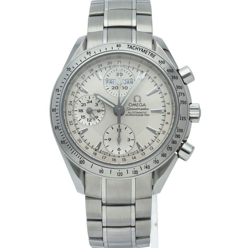  オメガ スピードマスター トリプルカレンダー クロノグラフ 39 mm 3221 3 SS メンズ時計 シルバー 仕上げ済 その他 時計