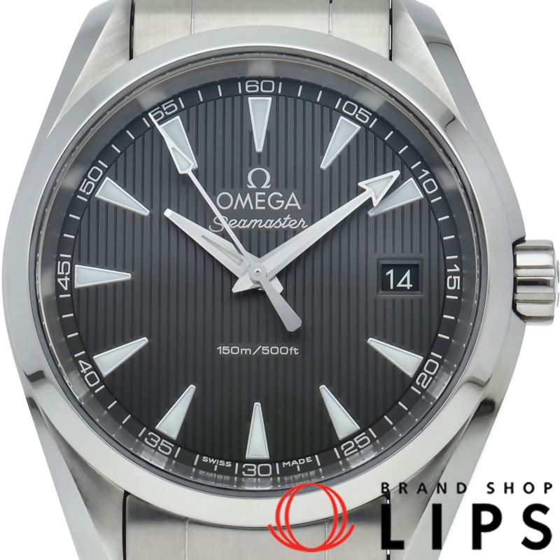 オメガ シーマスター アクアテラ クォーツ 38.5mm 231.10.39.61.06.001 SS メンズ時計 グレー 仕上