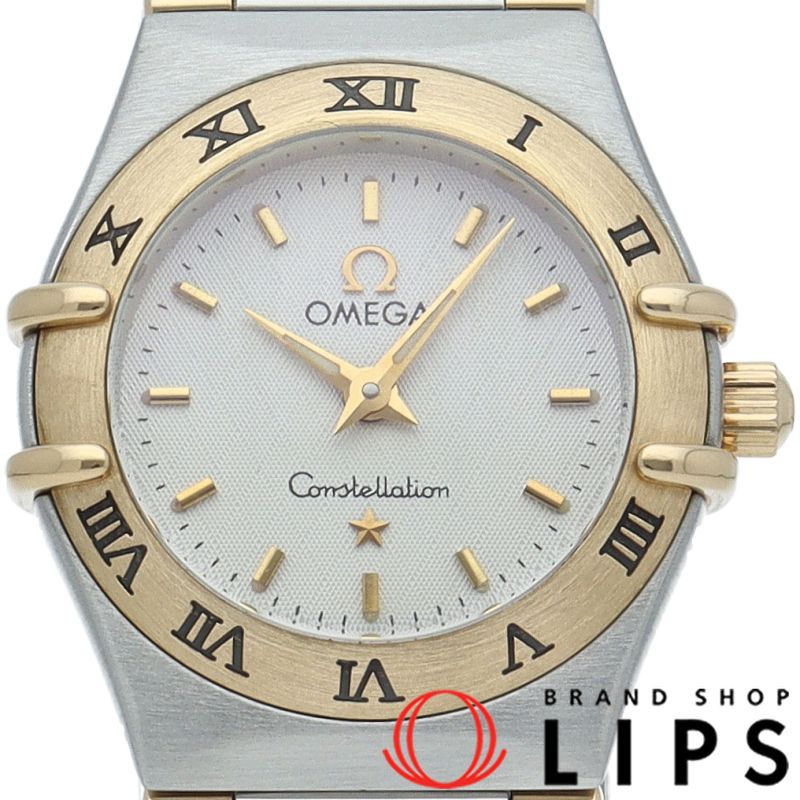 オメガ コンステレーションミニ 22 5 mm 1362 3 K 18 YG SS レディース時計 ホワイト 仕上げ済