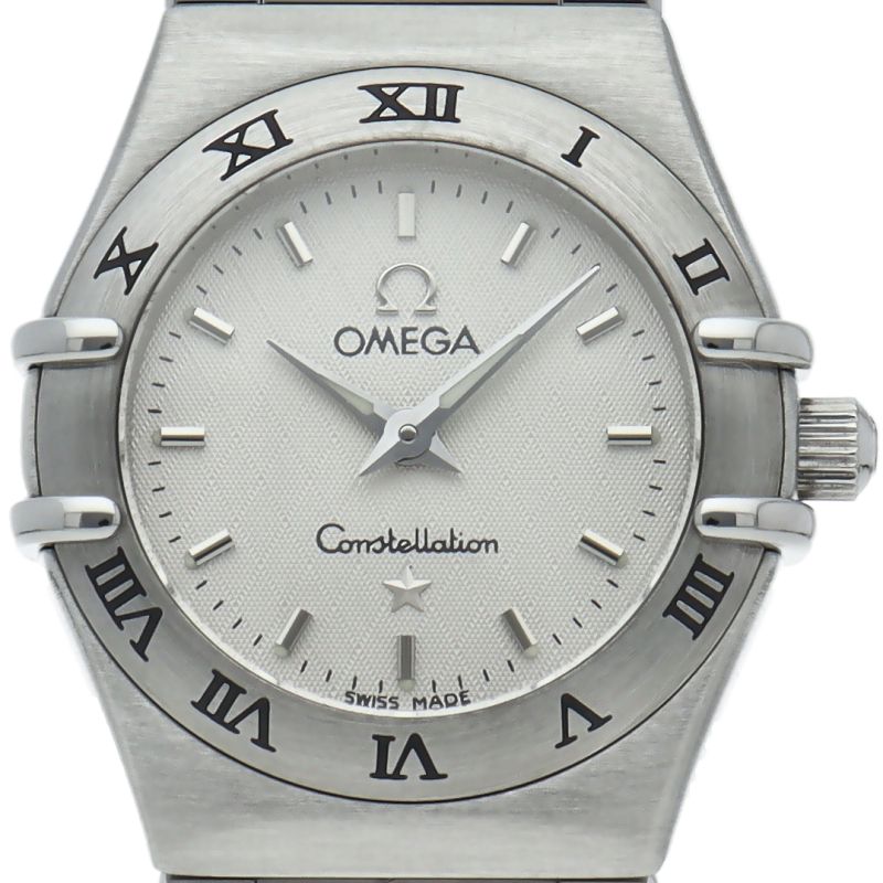 オメガ コンステレーションミニ 22.5mm 1562.3 箱 保証書 SS レディース時計 シルバー 仕上げ済