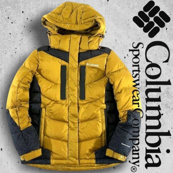 Columbia Sportswear コロンビア スポーツウェア アウトドアウェア DUCK DOWN ダックダウン使用 フーデッド ジップアップ ダウンジャケット ダウンコート レディース YLG003 ライトイエローブラウン系 031 30704h01