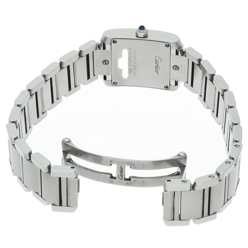 カルティエ タンクフランセーズSM ウォッチ W51008Q3 箱 保証書 SS