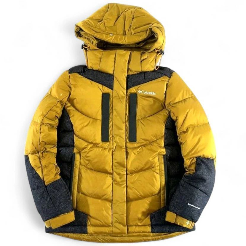 Columbia Sportswear コロンビア スポーツウェア アウトドアウェア DUCK DOWN ダックダウン使用 フーデッド ジップアップ ダウンジャケット ダウンコート レディース YLG003 ライトイエローブラウン系 031 30704h01