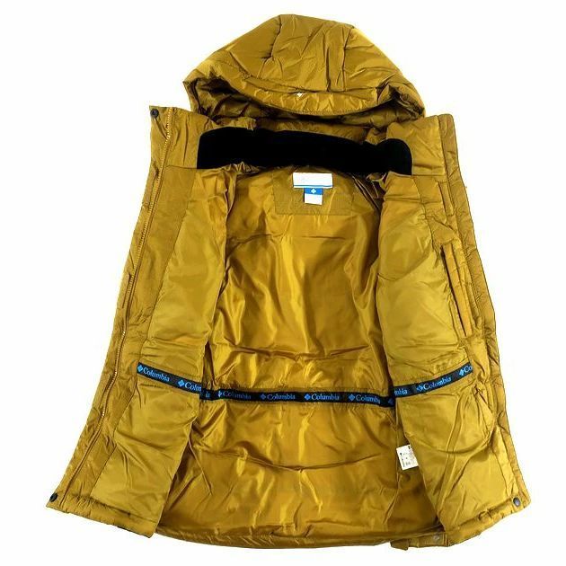 Columbia Sportswear コロンビア スポーツウェア アウトドアウェア DUCK DOWN ダックダウン使用 フーデッド ジップアップ ダウンジャケット ダウンコート レディース YLG003 ライトイエローブラウン系 031 30704h01 OLIVEOS_COM_TR