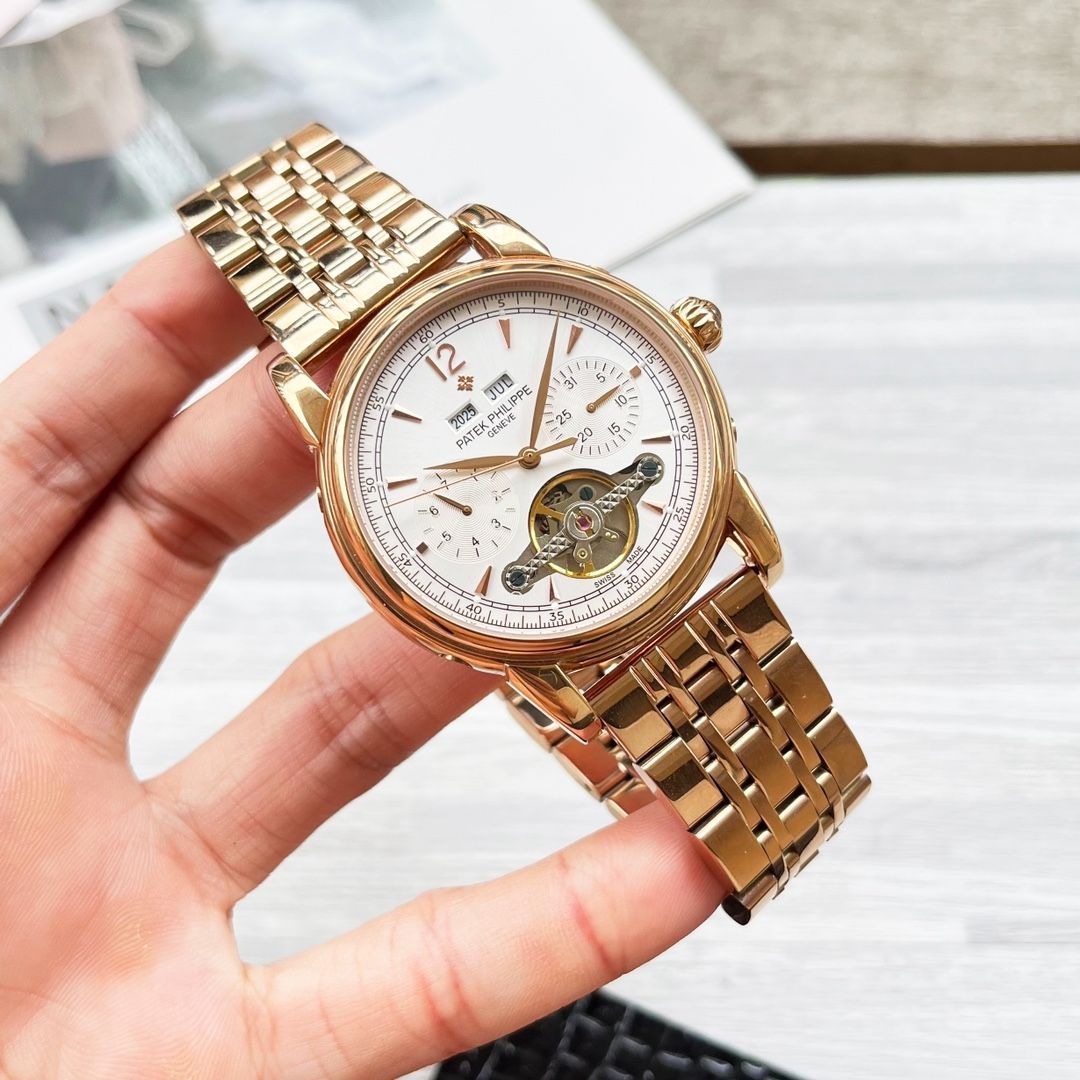  WTO通販 Patek Philippe Multifunction 男士愛用の 腕時計 白 金ケース 付き WTO輸入 LPW 98 腕時計(デジタル) 時計