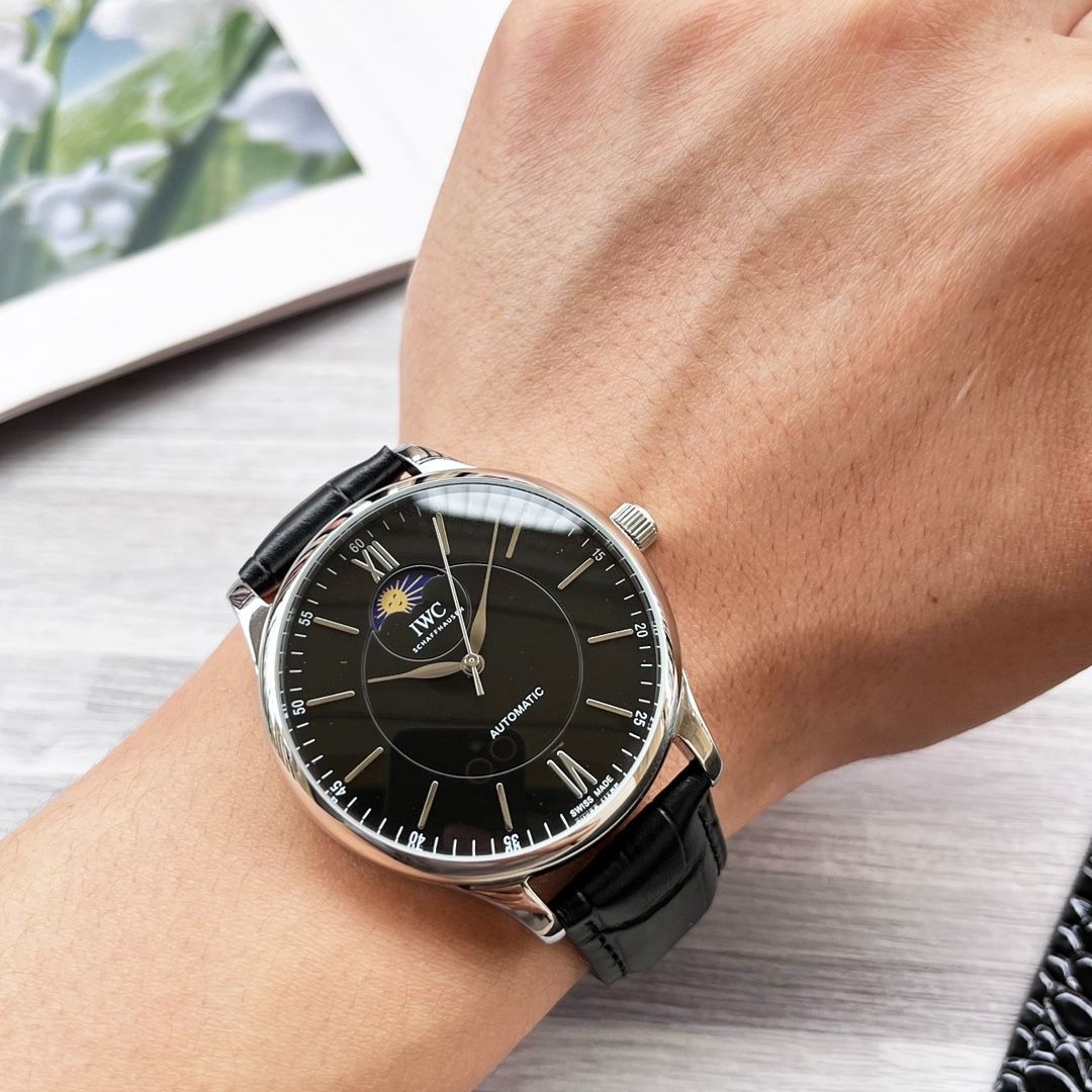 WTO通販 IWC Classic Timepiece ホワイト ゴールドケース 三 デザイン 男士腕時計-WTO輸入-AWI21