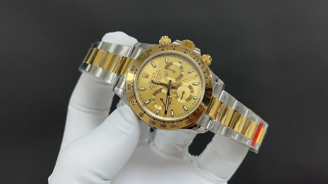 WTO通販 Rolex Daytona ロレックス デイトナ 間ゴールド面 新モデル-WTO輸入-IRR83