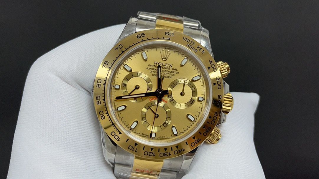  WTO通販 Rolex Daytona ロレックス デイトナ 間ゴールド面 新モデル WTO輸入 IRR 83 腕時計(デジタル) 時計