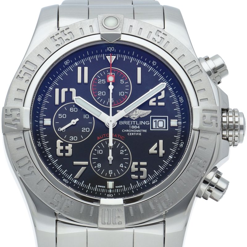 ブライトリング スーパーアベンジャー2 クロノグラフ 48 A13371 A1337111 BC28 箱 保証書 SS メンズ時計