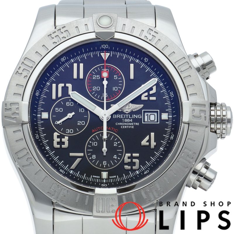 ブライトリング スーパーアベンジャー2 クロノグラフ 48 A13371 A1337111 BC28 箱 保証書 SS メンズ時計