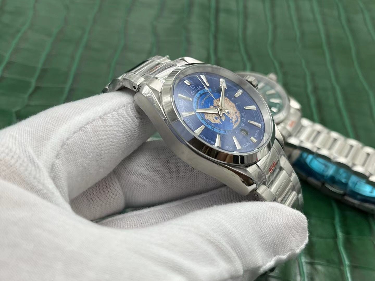  WTO通販 Omega Seamaster Aqua Terra 150 m オメガ シーマスター アクアテラ 世界時計 WTO輸入 OPA 28 腕時計(デジタル) 時計