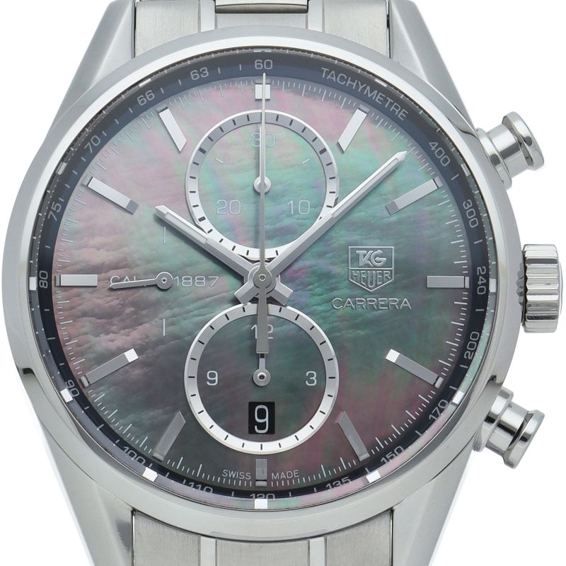 タグ ホイヤー カレラ キャリバー1887 クロノグラフ ブラックシェル 日本 400本 CAR211D.BA0724 箱 SS