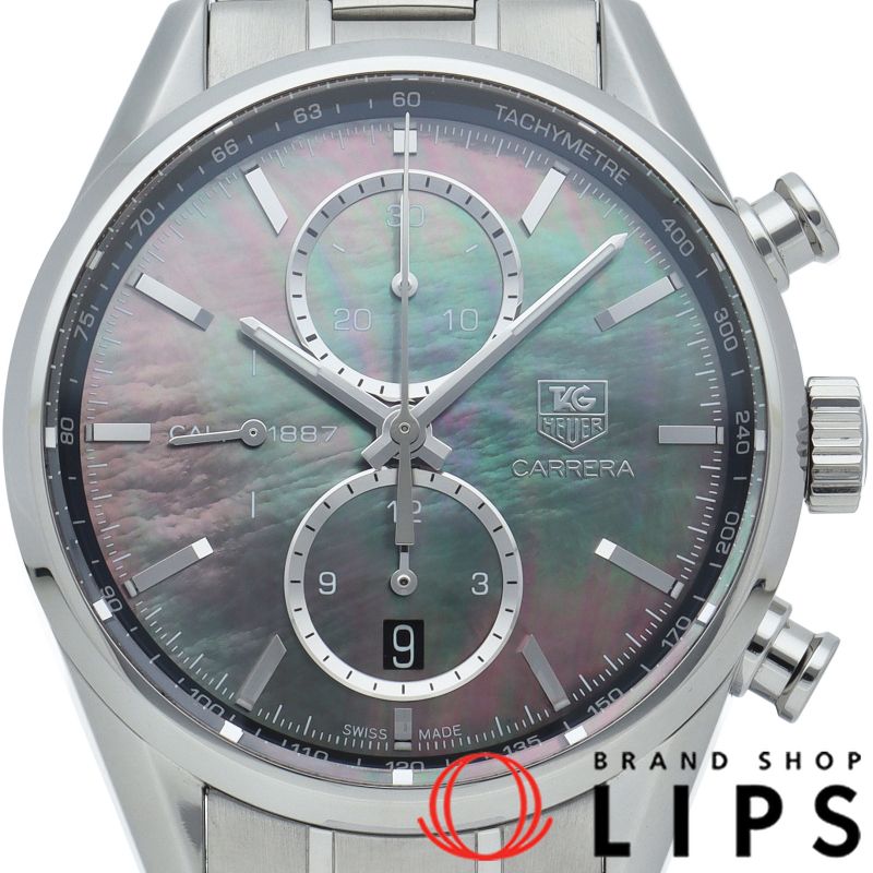 タグ ホイヤー カレラ キャリバー1887 クロノグラフ ブラックシェル 日本 400本 CAR211D.BA0724 箱 SS