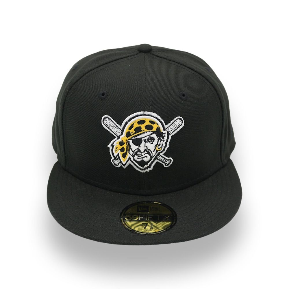 日本未発売 ニューエラ ピッツバーグ パイレーツ イエロー バンダナ クーパーズタウン キャップ ERA PIRATES YELLOW BANDANA 59 FIFTY BLACK