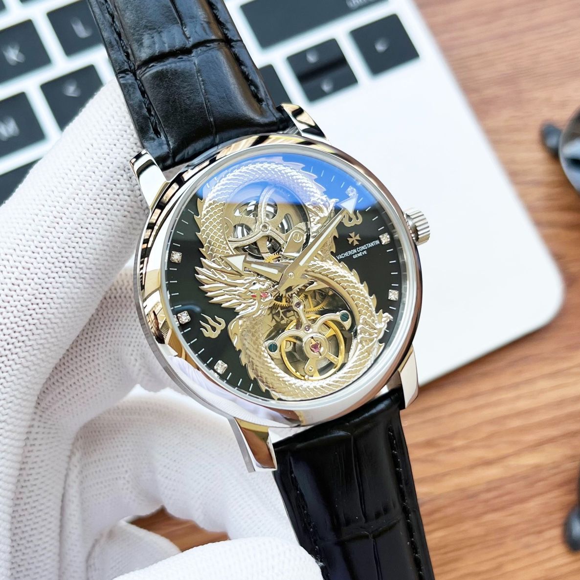 WTO通販 Vacheron Constantin 男士用 腕時計 316 精鋼製 白 金ケース選択 -WTO輸入-PBK00