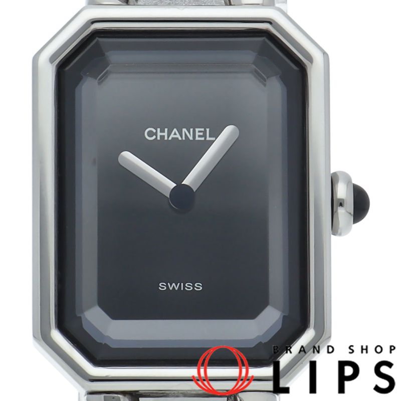 シャネル プルミエールM ウォッチ H0452 SS レディース時計 ブラック 仕上げ済