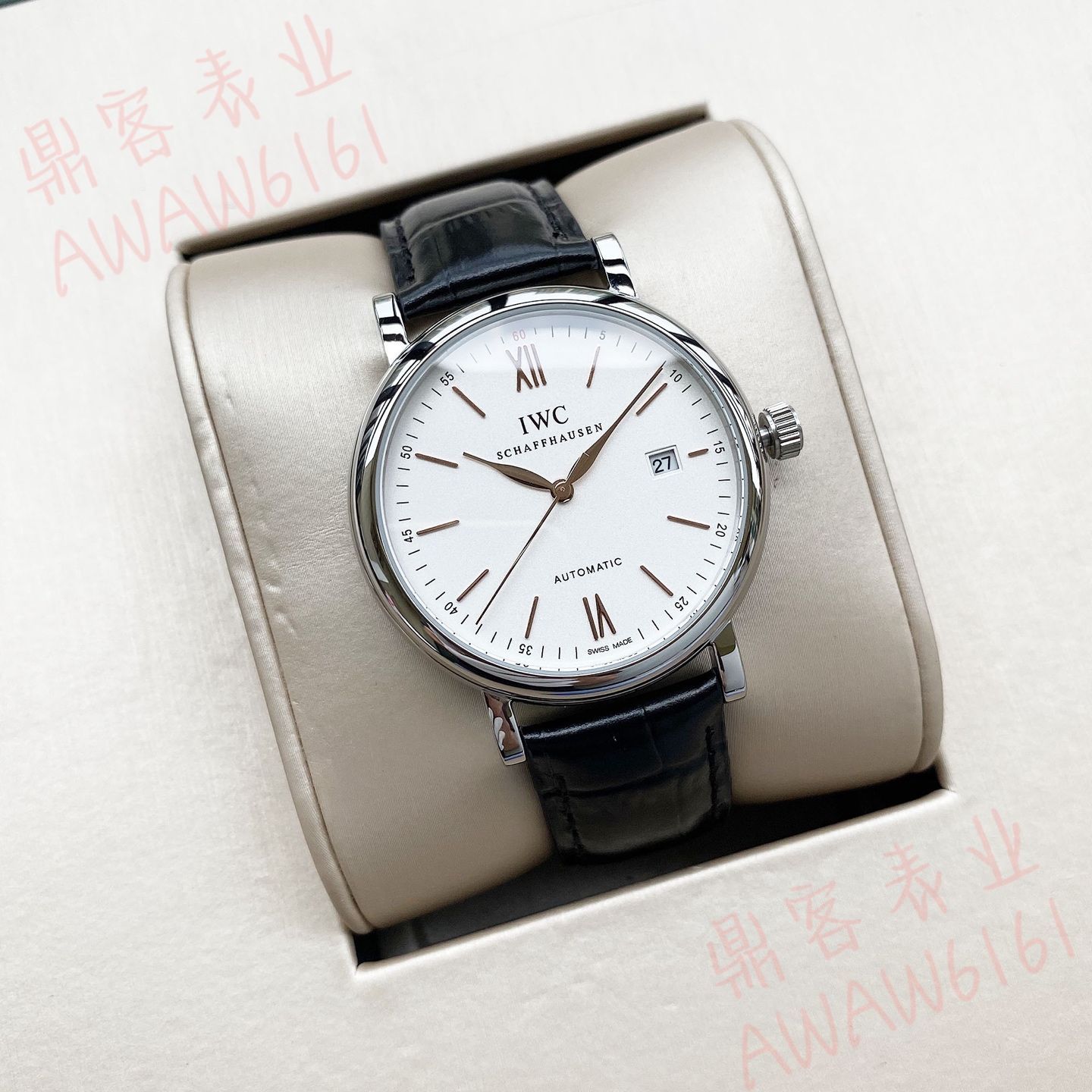 WTO通販 IWC Portofino Series 男士用腕時計 ブルークラシックデザイン-WTO輸入-ANH84