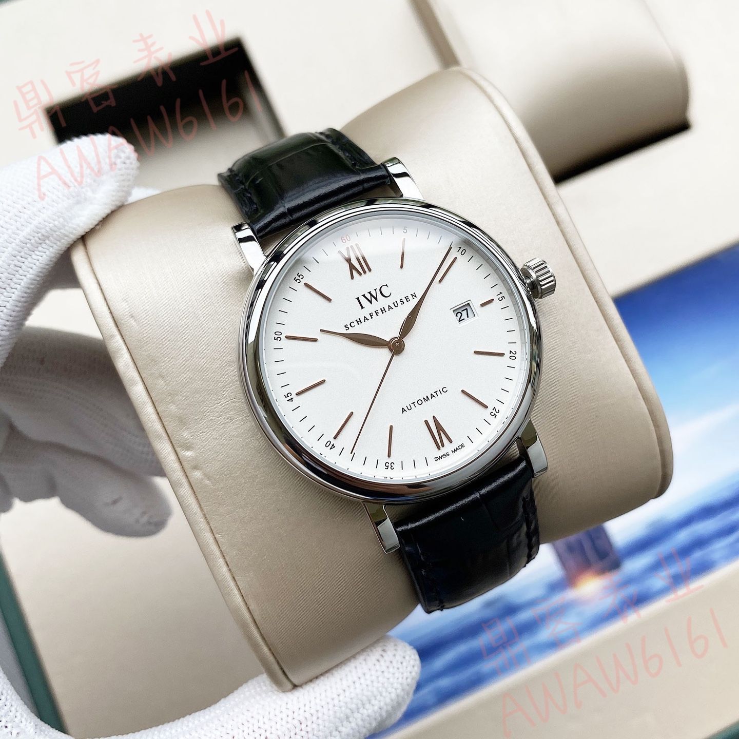 WTO通販 IWC Portofino Series 男士用腕時計 ブルークラシックデザイン-WTO輸入-ANH84