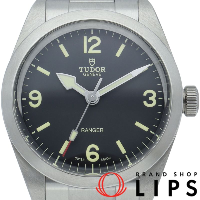 チューダー レンジャー ウォッチ M79950-0001 箱 保証書 SS メンズ時計 ブラック 仕上げ済