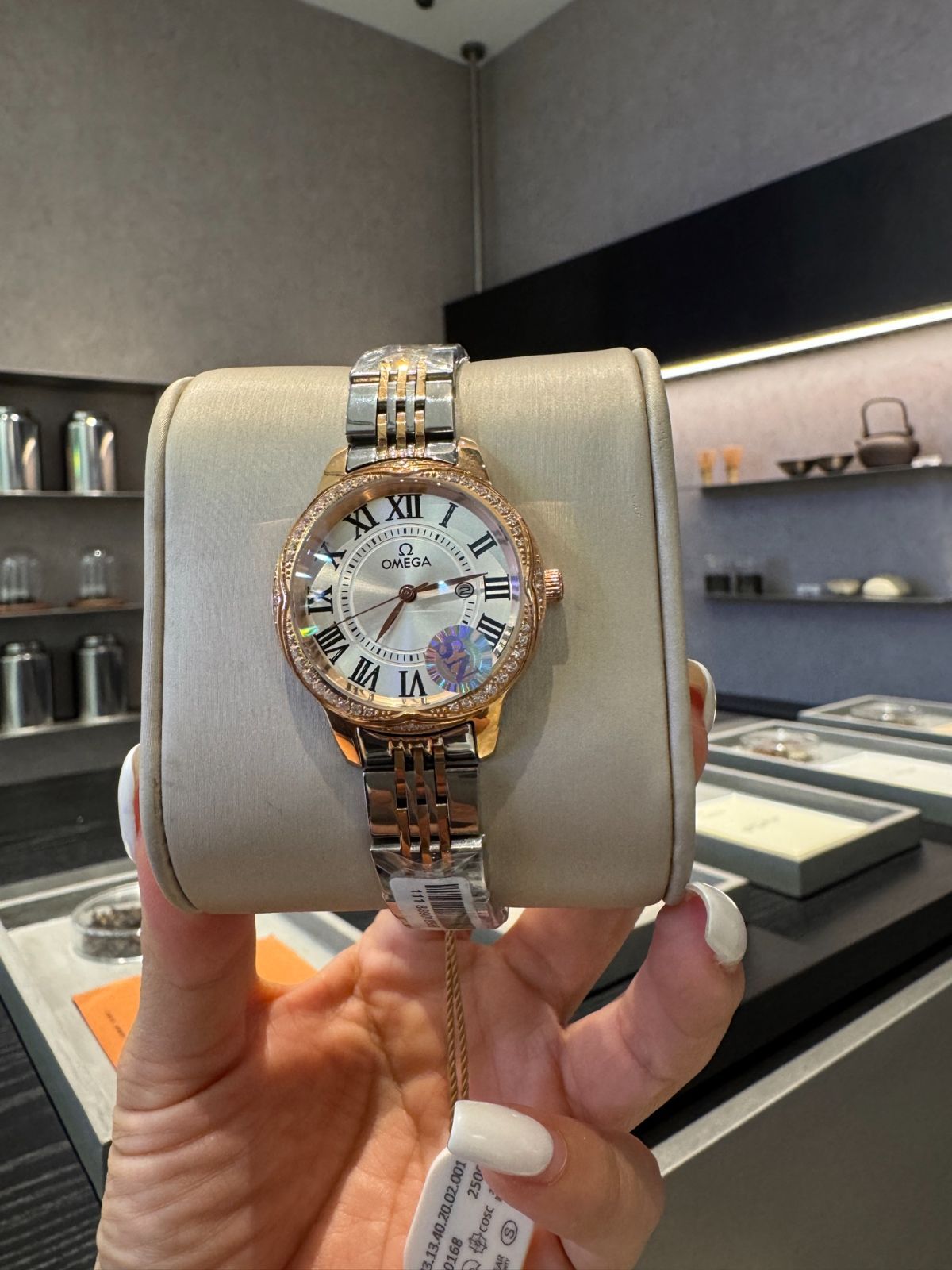 OMEGA レディースクォーツウォッチ-WTO輸入-OPF