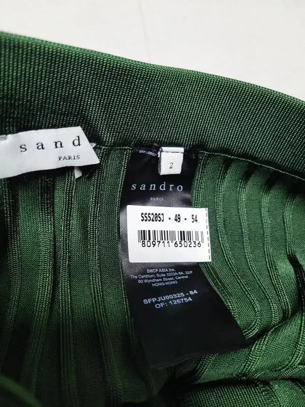 サンドロ ISTJ VENDING MACHINE Ver. ロング プリーツスカート サイズ 2 ポール1224