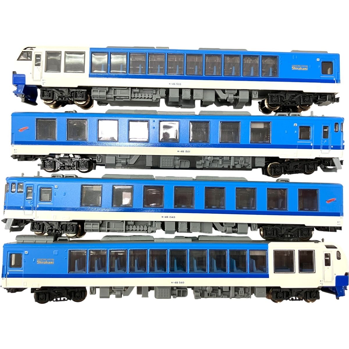 マイクロエースA6460 キハ48 リゾートしらかみ青池編成4両セット Nゲージ MICRO ACE A-6460 キハ48リゾートしらかみ 青池編成 登場時 4両セット