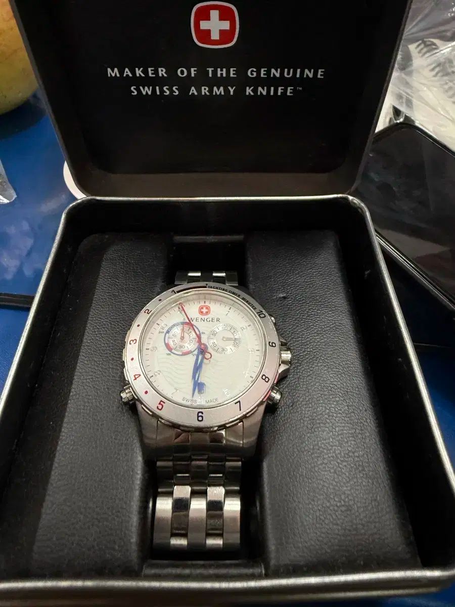 ウェンガー Wenger ヨット タイマー クロノグラフ 時計