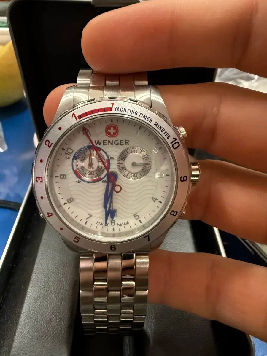 ウェンガー Wenger ヨット タイマー クロノグラフ 時計