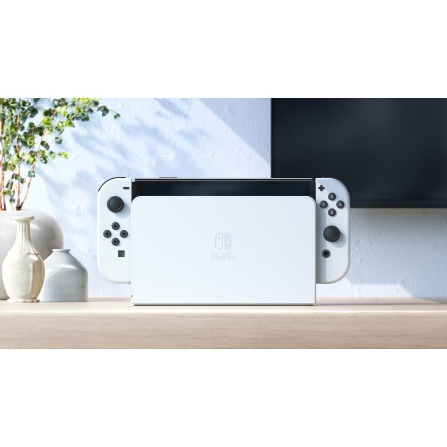  Nintendo Switch 有機ELモデル Joy Con L R ホワイト スイッチ ゲーム機 本体 本体(有機ELモデル) Nintendo Switch